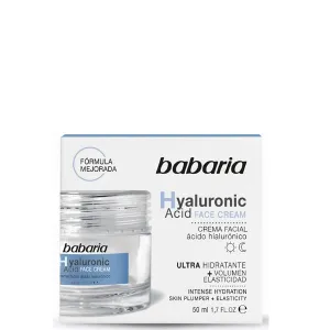 Hialuronic Ácid Face Cream de Babaria | Tratamiento Facial | crema ultra-hidratante | Perfumerías Tin Tin