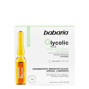 Ampollas Ácido Glicólico de Babaria | Tratamiento Facial | ampollas faciales | Perfumerías Tin Tin