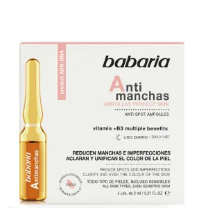 Anti Manchas de Babaria | Tratamiento Facial | ampollas faciales | Perfumerías Tin Tin