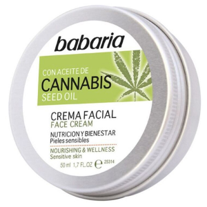 Comprar Babaria Crema Facial con Aceite de Cannabis  Online